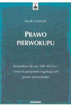 Prawo pierwokupu - G�recki Jacek - Jacek G�recki