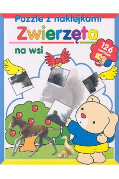 Zwierz�ta na wsi Puzzle z naklejkami