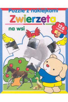 Zwierz�ta na wsi Puzzle z naklejkami