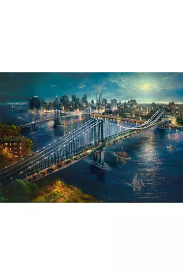 Puzzle 2000 el. PQ THOMAS KINKADE �wiat�o ksi�yca Schmidt - Thomas  Kinkade