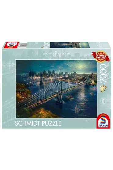Puzzle 2000 el. PQ THOMAS KINKADE �wiat�o ksi�yca Schmidt - Thomas  Kinkade