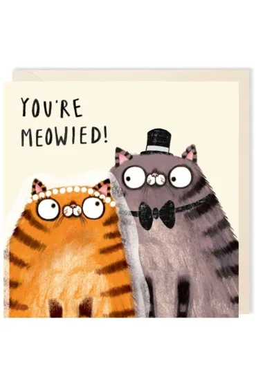 Karnet kwadrat 170 �lub Koty You're MEOWIED!