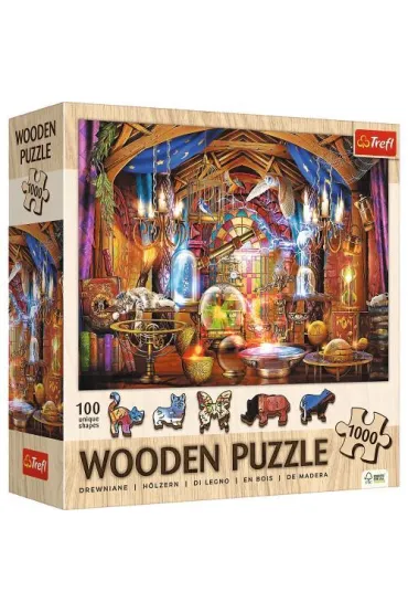 Puzzle drewniane 1000 el. Czarodziejska komnata Trefl