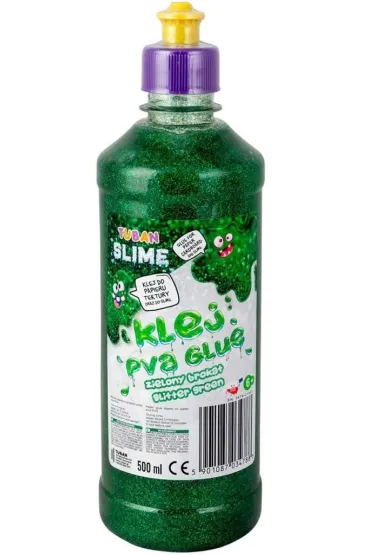 Tuban Klej brokatowy PVA zielony 500ml