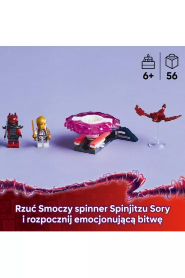 LEGO NINJAGO Smoczy spinner Spinjitzu Sory 71824