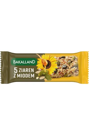 Bakalland Ba! Baton 5 ziaren z miodem 40 g
