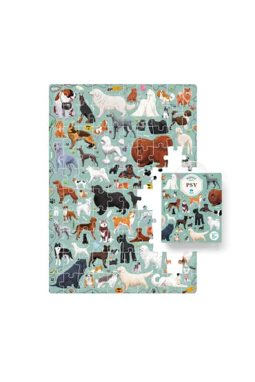 Puzzle Puzzlove CzuCzu 100 el. Psy Bright Junior Media