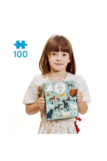 Puzzle Puzzlove CzuCzu 100 el. Psy Bright Junior Media