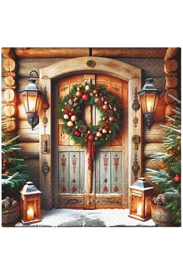 Paw Serwetka Lunch Decor Doorway to Christmas 33x33 20 szt.