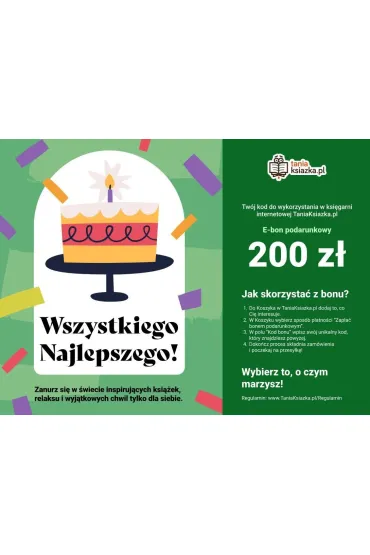 e-Bon Karta Podarunkowa Wszystkiego najlepszego 200 z� TaniaKsiazka.pl