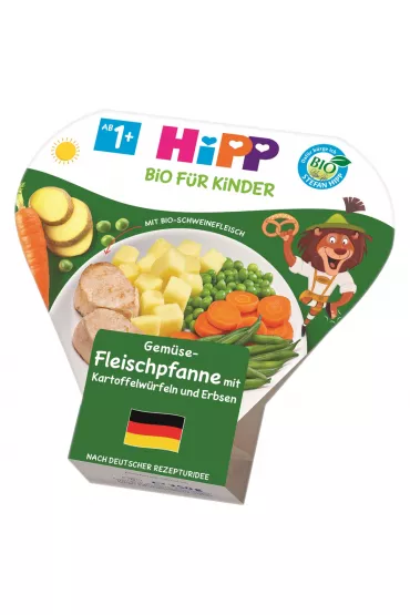 Hipp Jarzynki z ziemniaczkami i delikatnym schabem po 1. roku 250 g Bio