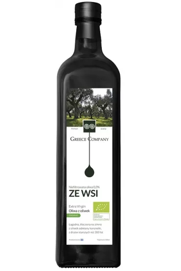 Greece Company Oliwa z oliwek extra virgin ze wsi niefiltrowana 500 ml Bio