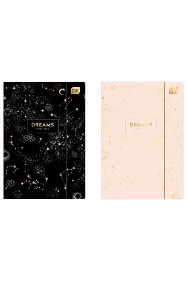 Interdruk Teczka z gumk� papierowa A4 Metalic Dreams