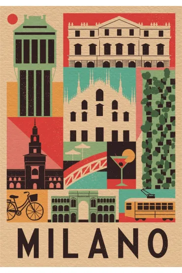Puzzle 1000 el. Compact Milano Clementoni