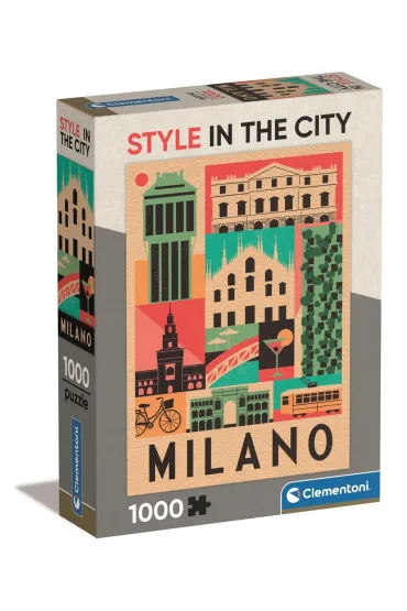 Puzzle 1000 el. Compact Milano Clementoni