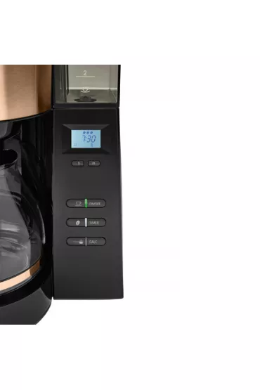 Ekspres przelewowy Melitta AromaFresh RWT Czarny ze stal� nierdzewn� w kolorze miedzianym