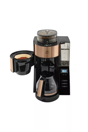 Ekspres przelewowy Melitta AromaFresh RWT Czarny ze stal� nierdzewn� w kolorze miedzianym