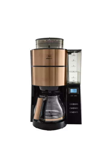 Ekspres przelewowy Melitta AromaFresh RWT Czarny ze stal� nierdzewn� w kolorze miedzianym