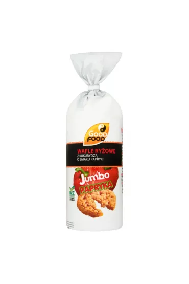 Good Food Jumbo Wafle ry�owe z kukurydz� o smaku papryki 145 g