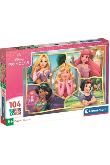 Puzzle 104 el. SuperColor. Princess Clementoni