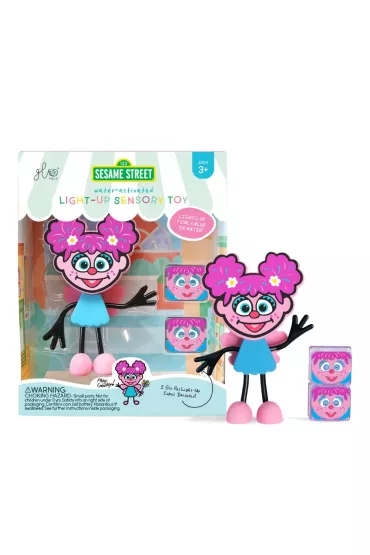 Glo Pals Posta� do k�pieli Abby - zestaw z dwiema kostkami sensorycznymi �wiec�cymi w wodzie