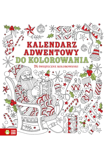Kalendarz adwentowy do kolorowania
