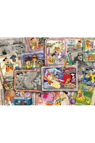 Puzzle 1000 el. Flinstonowie Ravensburger