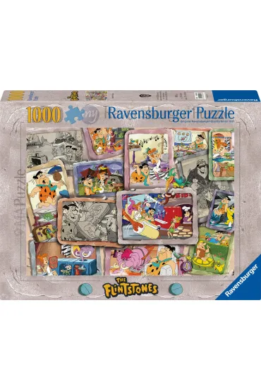 Puzzle 1000 el. Flinstonowie Ravensburger