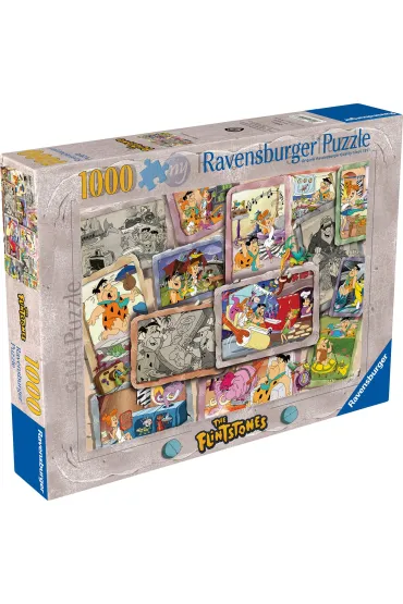 Puzzle 1000 el. Flinstonowie Ravensburger