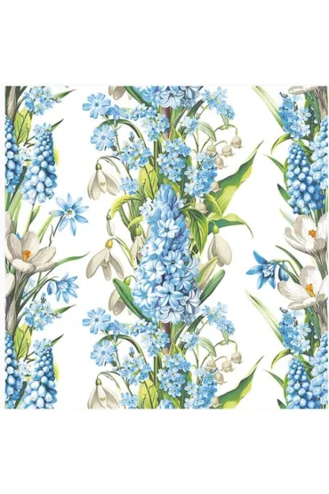 Serwetki DAISY Lunch SD 330x330 Kwiaty niebieskie 009401 20 szt.