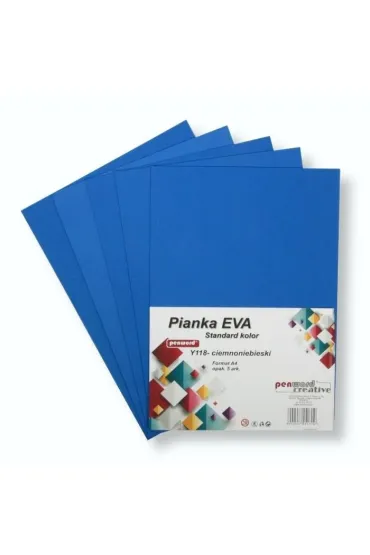 Penword Pianka standard A4 Eva ciemna niebieska 5 szt