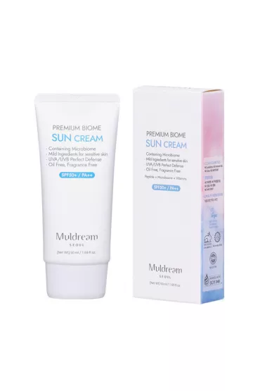 Muldream Przeciws�oneczny krem do twarzy Premium Biome SPF50+/PA++ 50 ml