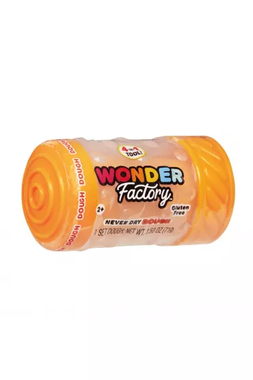 Wonder Factory Never Dry Dough Singles - Orange Mga Entertainment