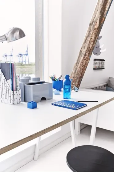 Przezroczysta butelka LEGO Fioletowa 500 ml