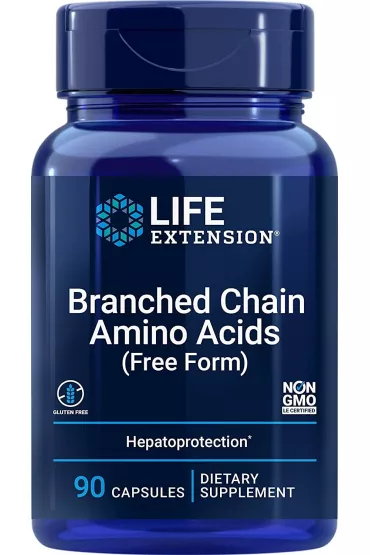 Life Extension Branched Chain Amino Acids (BCAA) Suplement diety 90 kaps.