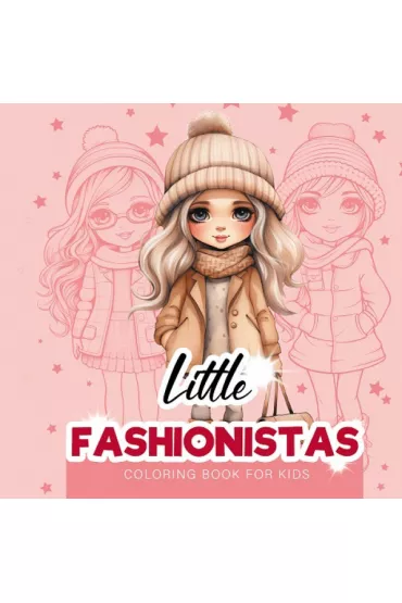 Kolorowanka usztywniana Little Fashionistas Ma�e projektantki