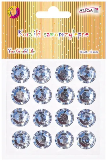 Aliga D�ety samoprzylepne kryszta�ki 16 mm