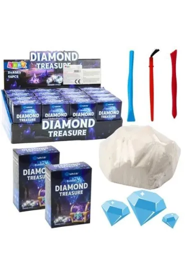 Zestaw kreatywny wykopaliska diamentw Leantoys
