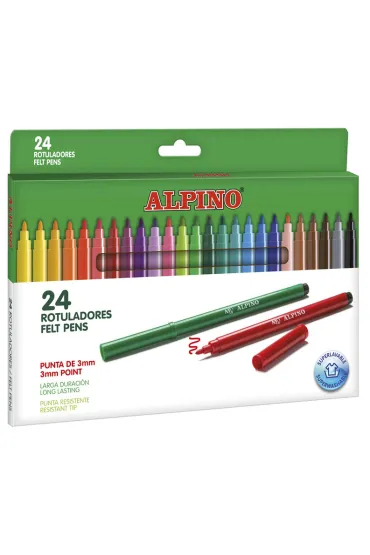 Alpino Flamastry 24 kolory