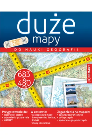 Du�e mapy do nauki geografii