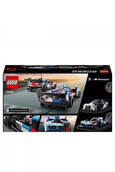 LEGO Speed Champions Samochody wycigowe BMW M4 GT3 & BMW M Hybrid V8 76922
