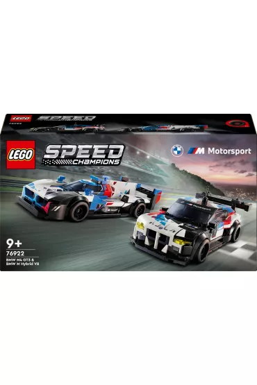 LEGO Speed Champions Samochody wycigowe BMW M4 GT3 & BMW M Hybrid V8 76922