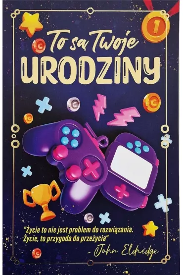 Yeku Karnet Urodziny Gracza