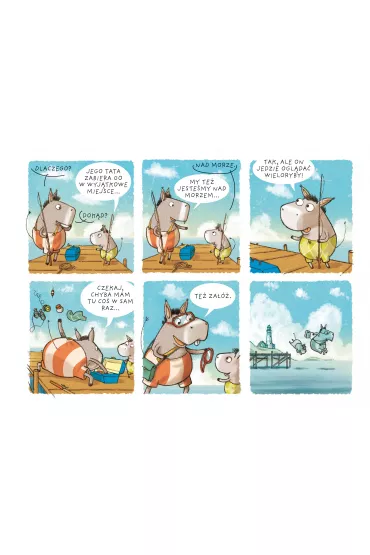 M�j pierwszy komiks 5+ Najlepsze miejsce. Bart�omiej i Karmelek. Tom 1 - Silvia Vecchini