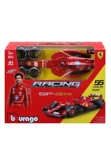 Bburago Model 1:24 BOLID F1 Ferrari SF-24 Carlos Sainz do z�o�enia 18-26859
