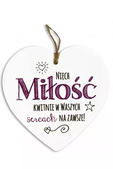 Pan Dragon Zawieszka Serce. Niech mi�o�� kwitnie w waszych sercach na zawsze!