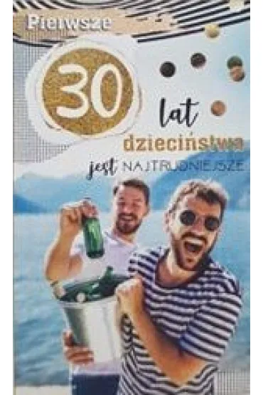 AbCard Kartka okoliczno�ciowa Urodziny 30 DH01