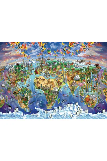 Puzzle 5000 World Wonders 8520-5880 Eurographics