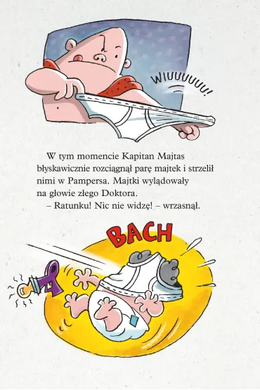 Kapitan Majtas. Dwie Majtastyczne Historie w Kolorze! Tom 1 i 2 - Dav Pilkey