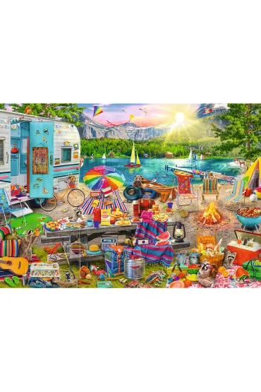 Puzzle Hidden Shapes 1003 el. Wycieczka kamperem Trefl